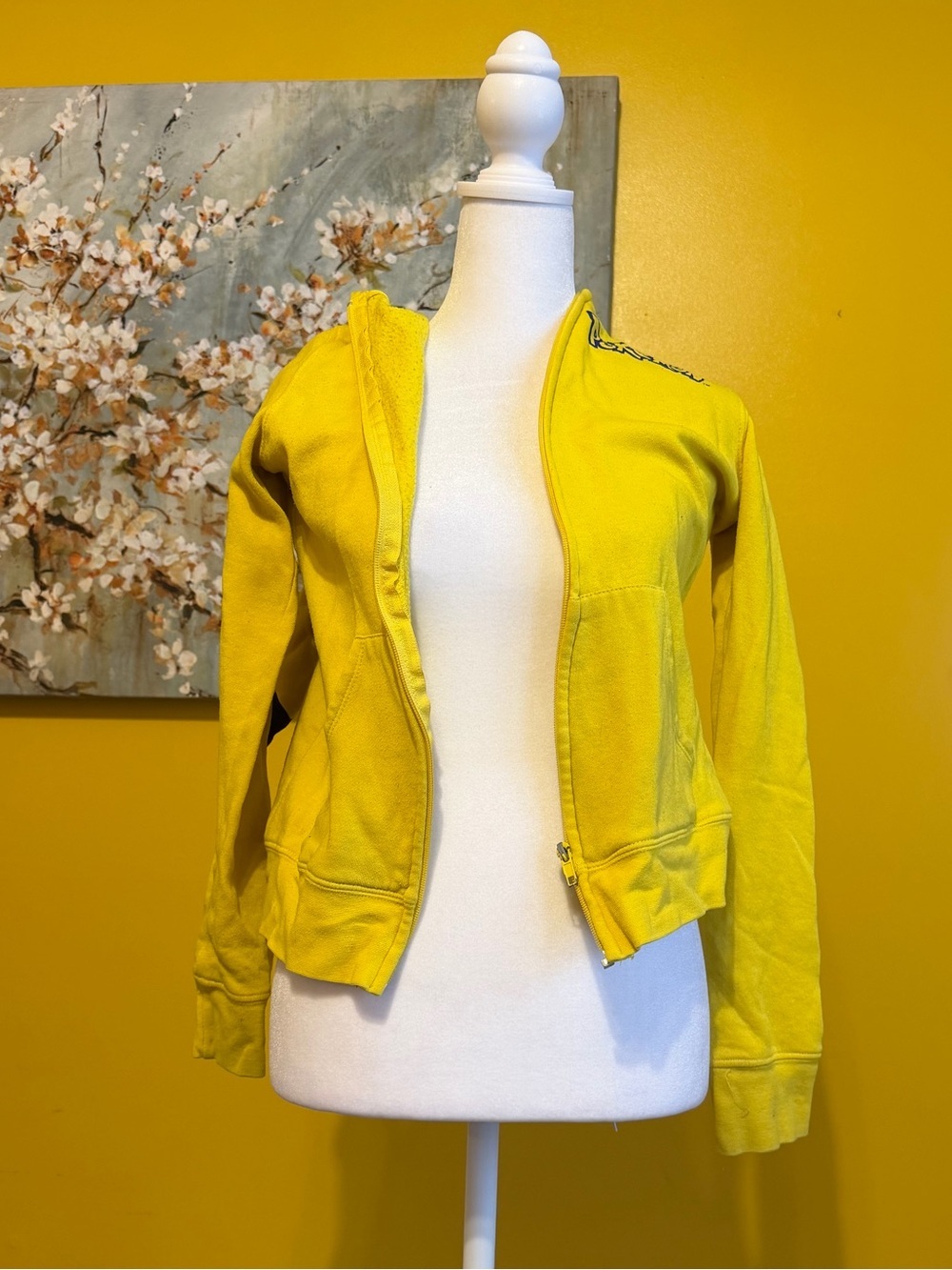 Pokemon/Pikachu Yellow Zip-Up Hoodie Sweatshirt